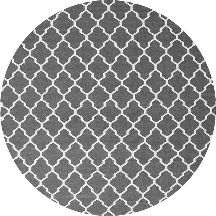 Machine Washable Trellis Gray Modern Rug, wshcon2435gry