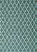 Machine Washable Trellis Light Blue Modern Rug, wshcon2435lblu