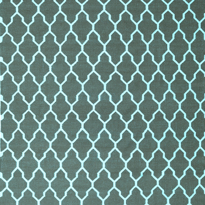 Machine Washable Trellis Light Blue Modern Rug, wshcon2435lblu
