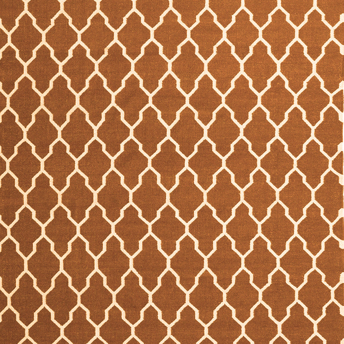 Trellis Orange Modern Rug, con2435org
