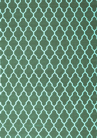 Trellis Turquoise Modern Rug, con2435turq