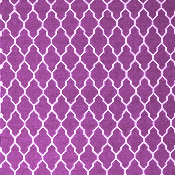 Machine Washable Trellis Purple Modern Area Rugs, wshcon2435pur