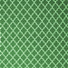 Square Machine Washable Trellis Emerald Green Modern Area Rugs, wshcon2435emgrn