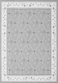 Abstract Gray Contemporary Rug, con2436gry