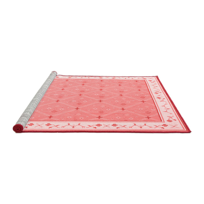 Contemporary Red Washable Rugs