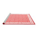 Contemporary Red Washable Rugs