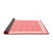 Abstract Red Contemporary Area Rugs