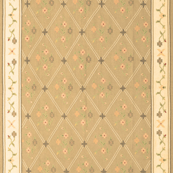 Abstract Brown Contemporary Rug, con2436brn