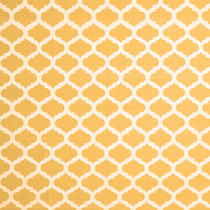 Serging Thickness of Trellis Orange Modern Rug, con2437org