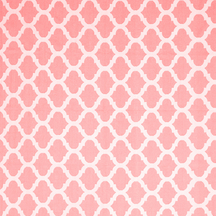 Machine Washable Trellis Red Modern Rug, wshcon2437red