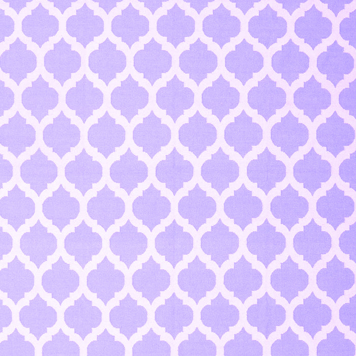 Machine Washable Trellis Purple Modern Area Rugs, wshcon2437pur