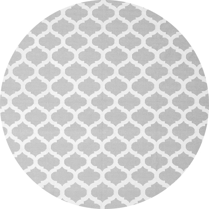Machine Washable Trellis Gray Modern Rug, wshcon2437gry