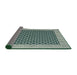 Thickness of Contemporary Green Modern Rug, con2438