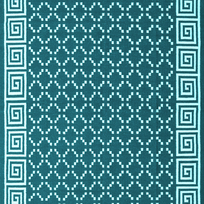 Machine Washable Abstract Light Blue Contemporary Rug, wshcon2438lblu