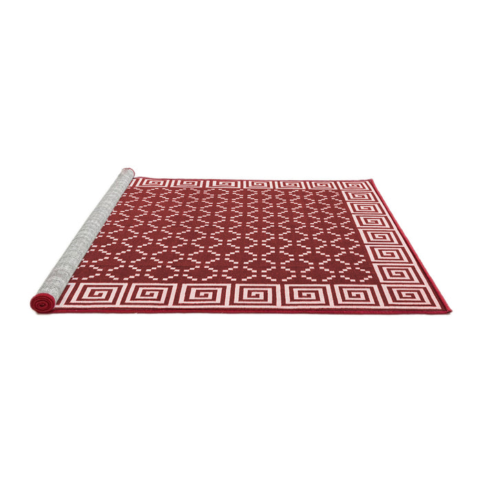 Contemporary Red Washable Rugs