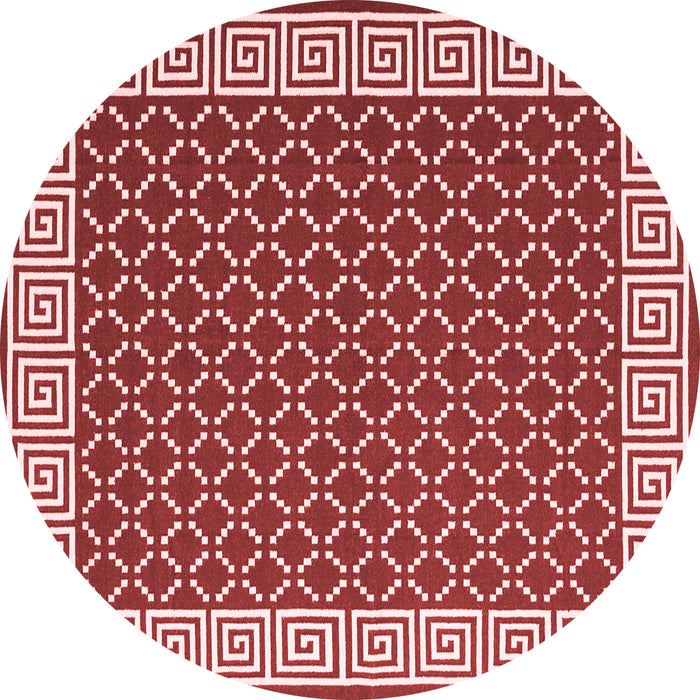 Abstract Red Contemporary Rug, con2438red