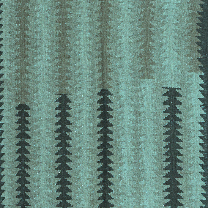 Southwestern Light Blue Country Rug, con2439lblu