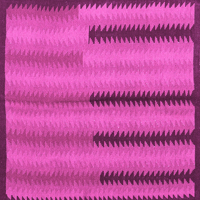 Square Southwestern Pink Country Rug, con2439pnk