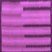 Square Machine Washable Southwestern Purple Country Area Rugs, wshcon2439pur