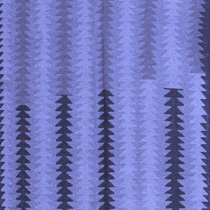 Machine Washable Southwestern Blue Country Rug, wshcon2439blu