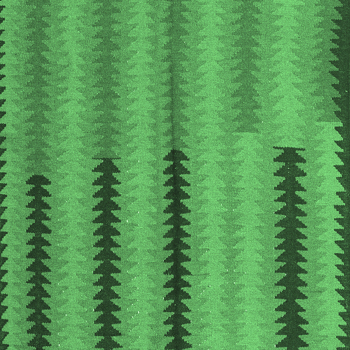 Southwestern Emerald Green Country Rug, con2439emgrn