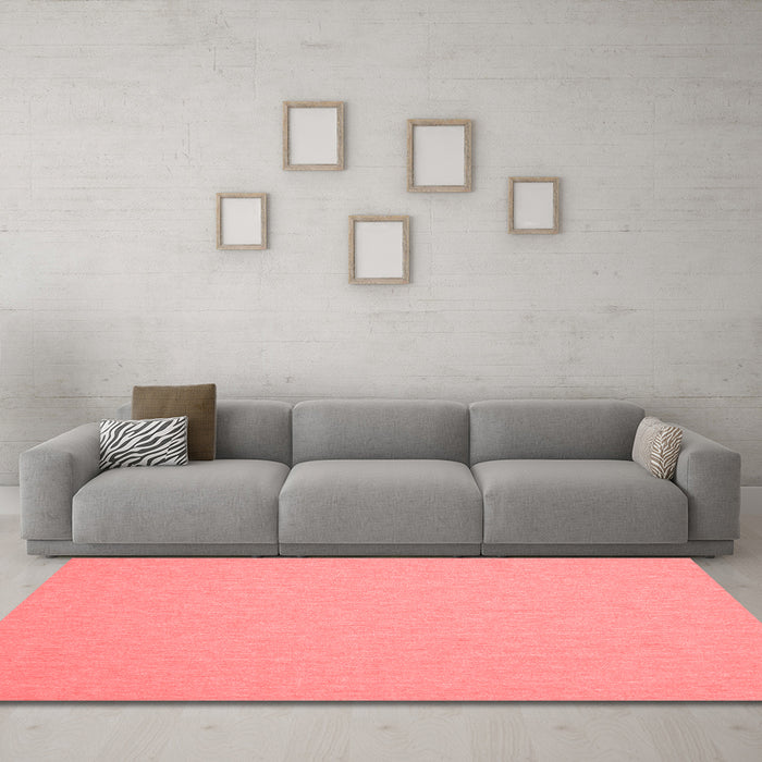 Modern Red Washable Rugs