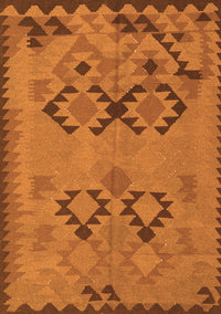 Southwestern Orange Country Rug, con2440org