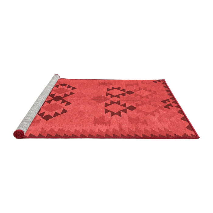 Country Red Washable Rugs