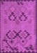 Machine Washable Southwestern Purple Country Area Rugs, wshcon2440pur