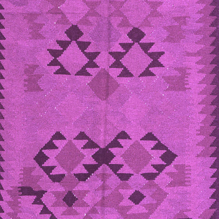 Machine Washable Southwestern Purple Country Area Rugs, wshcon2440pur