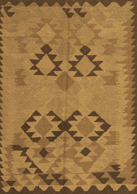 Southwestern Brown Country Rug, con2440brn