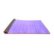 Sideview of Abstract Purple Contemporary Rug, con2441pur