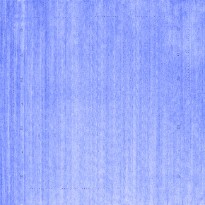Square Abstract Blue Contemporary Rug, con2441blu