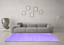 Machine Washable Abstract Purple Contemporary Area Rugs in a Living Room, wshcon2441pur