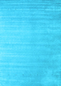 Abstract Light Blue Contemporary Rug, con2441lblu