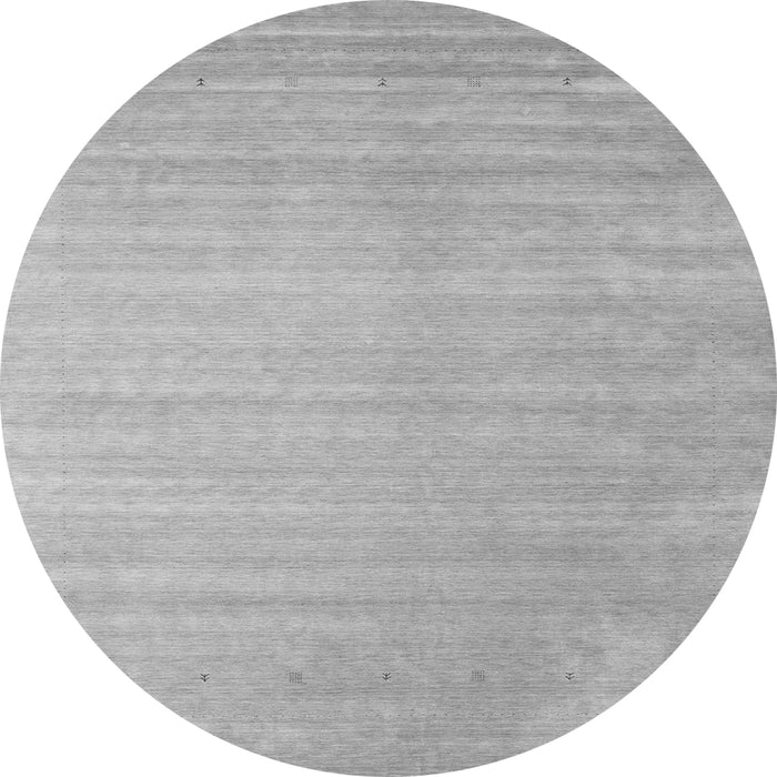 Square Abstract Gray Contemporary Rug, con2441gry