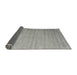 Thickness of Contemporary Dark Gray Modern Rug, con2442