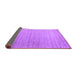 Sideview of Abstract Purple Contemporary Rug, con2442pur