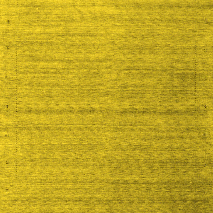 Machine Washable Abstract Yellow Contemporary Rug, wshcon2442yw