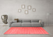 Contemporary Red Washable Rugs