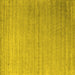 Square Abstract Yellow Contemporary Rug, con2442yw