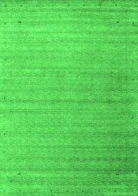 Abstract Green Contemporary Rug, con2442grn