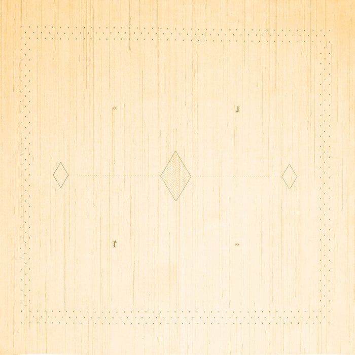 Square Solid Brown Modern Rug, con2443brn