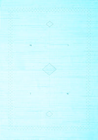 Solid Light Blue Modern Rug, con2443lblu