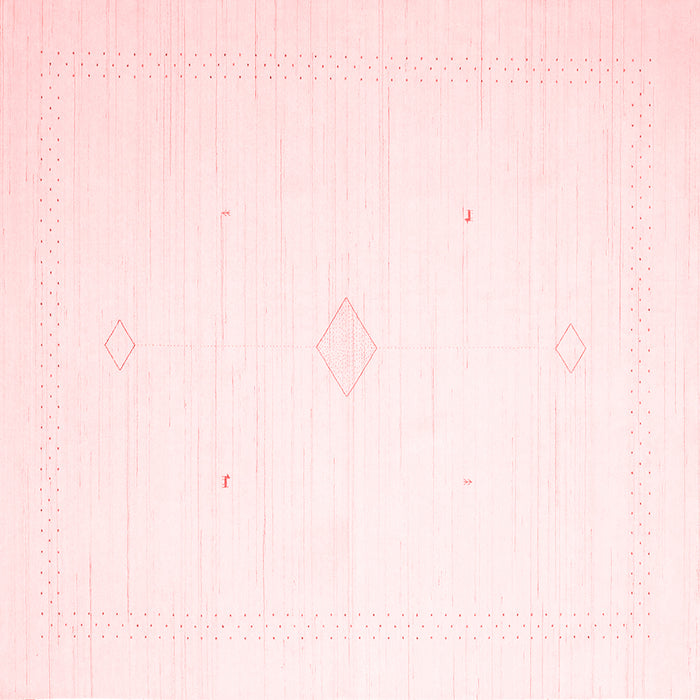 Solid Red Modern Rug, con2443red