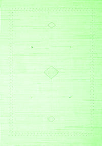 Solid Green Modern Rug, con2443grn