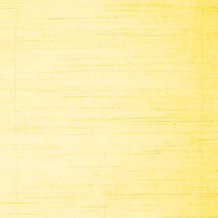 Machine Washable Solid Yellow Modern Rug, wshcon2444yw
