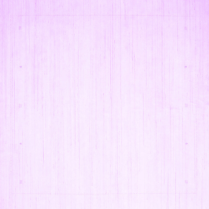 Square Solid Purple Modern Rug, con2444pur