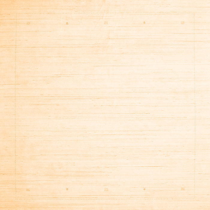 Serging Thickness of Solid Orange Modern Rug, con2444org