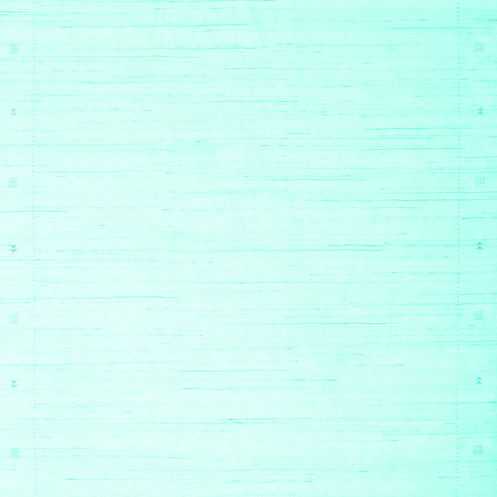 Machine Washable Solid Turquoise Modern Area Rugs, wshcon2445turq